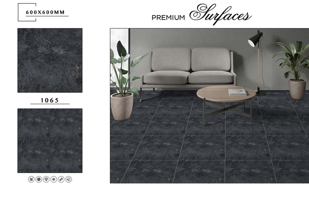 600 X 600 MARBLE MATT PORCELAIN TILES