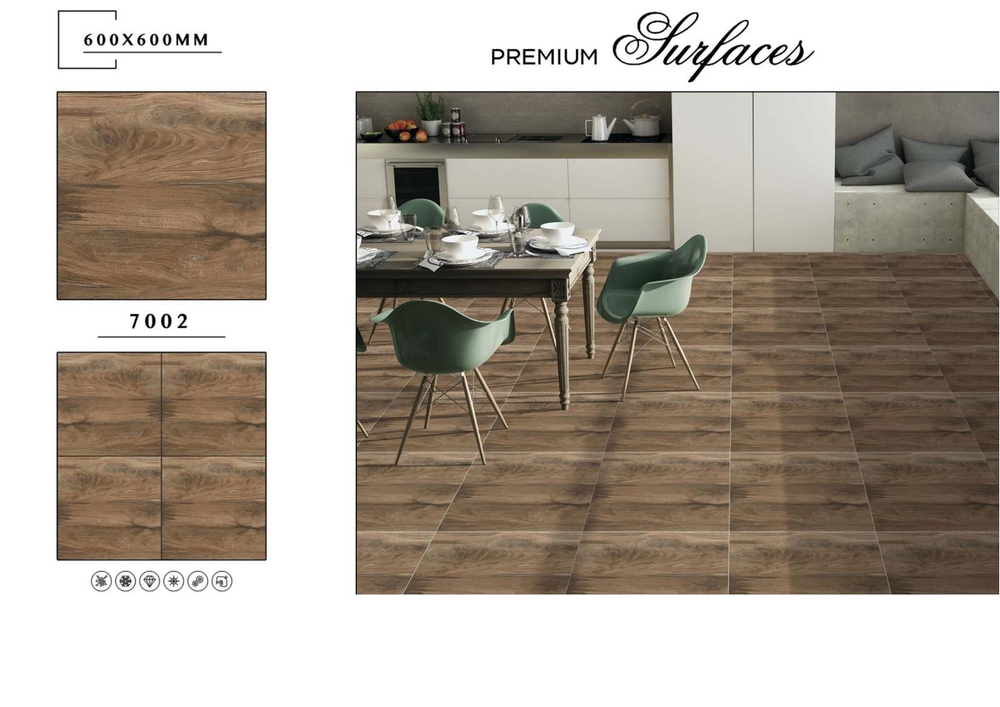 600 X 600 WOODEN CERAMIC FLOOR TILES