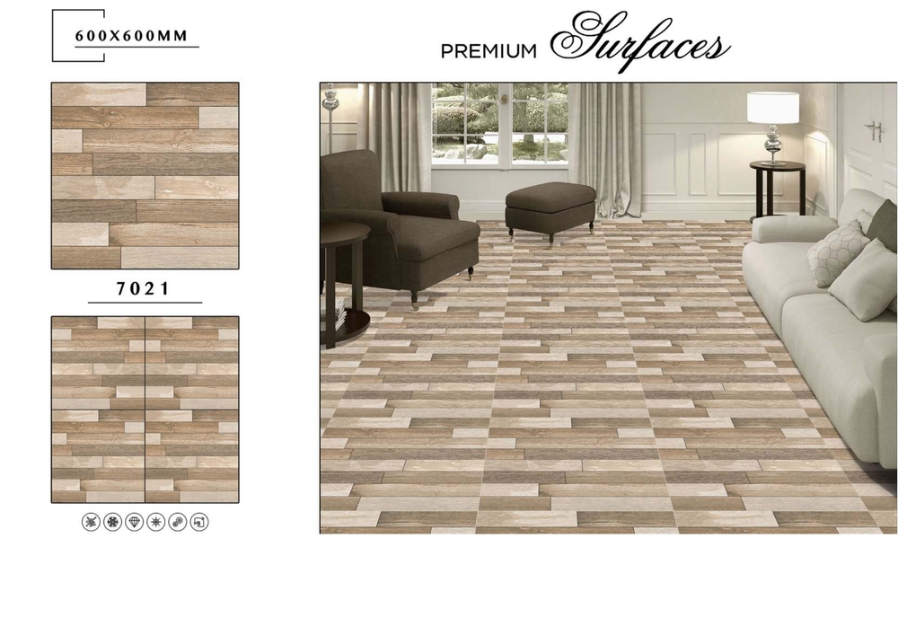 600 X 600 WOODEN CERAMIC FLOOR TILES