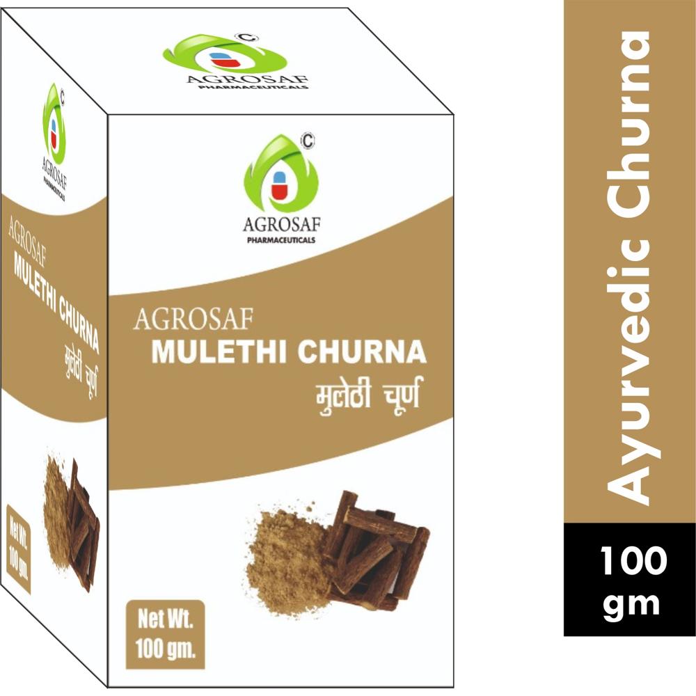 AGROSAF MULETHI CHURNA - Each 5g Contains :mulethi Root( Glycyrrhiza Glabra, P.) 5g