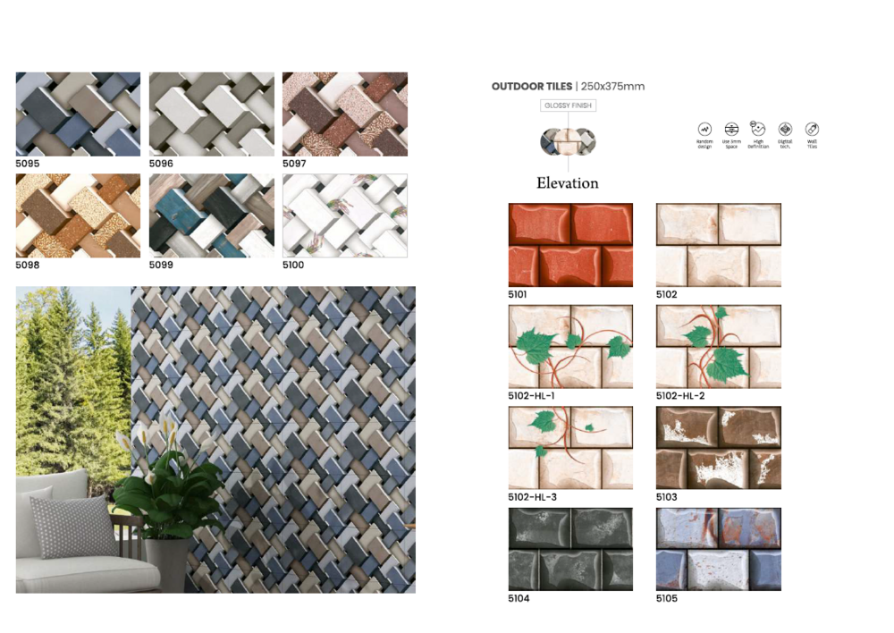 250 X 375 DESIGNER WALL TILES
