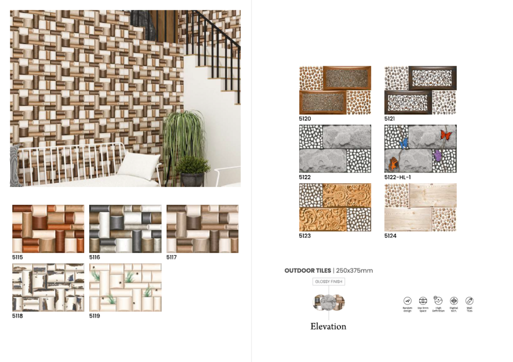 250 X 375 DESIGNER WALL TILES