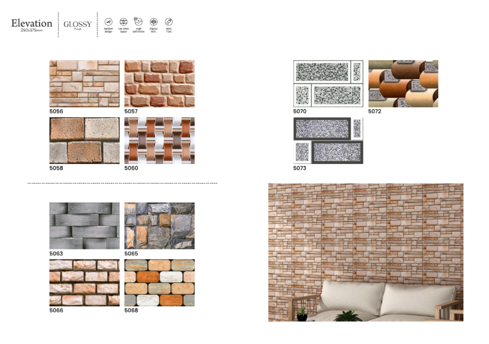 250 X 375 DESIGNER WALL TILES