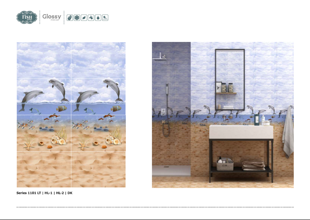 250 X 375 DESIGNER PORCELIAN WALL TILES