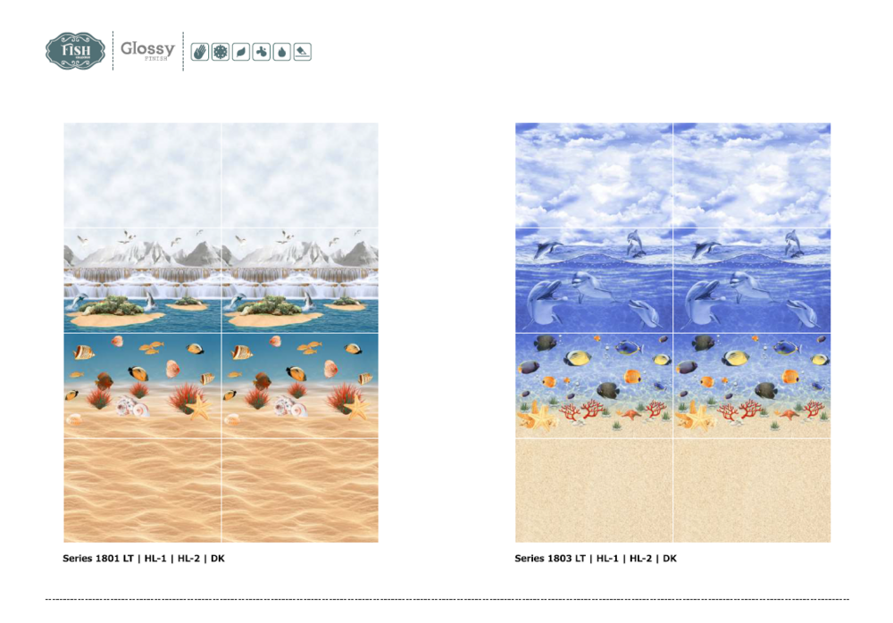 250 X 375 DESIGNER PORCELIAN WALL TILES