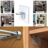 Self-Adhesive Triangle Bracket Clip Panel Support Hook