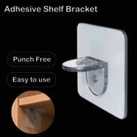 Self-Adhesive Triangle Bracket Clip Panel Support Hook