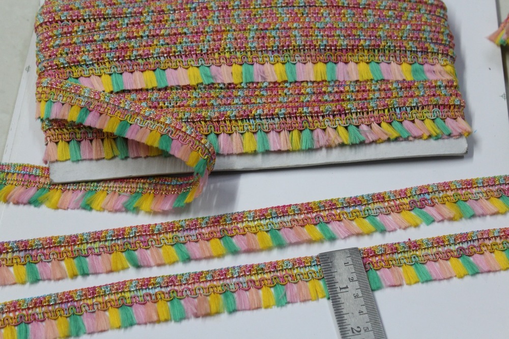 Multi Colour Jhalar Lace