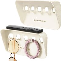 Multi Purpose Storage Rack With 5 Hooks