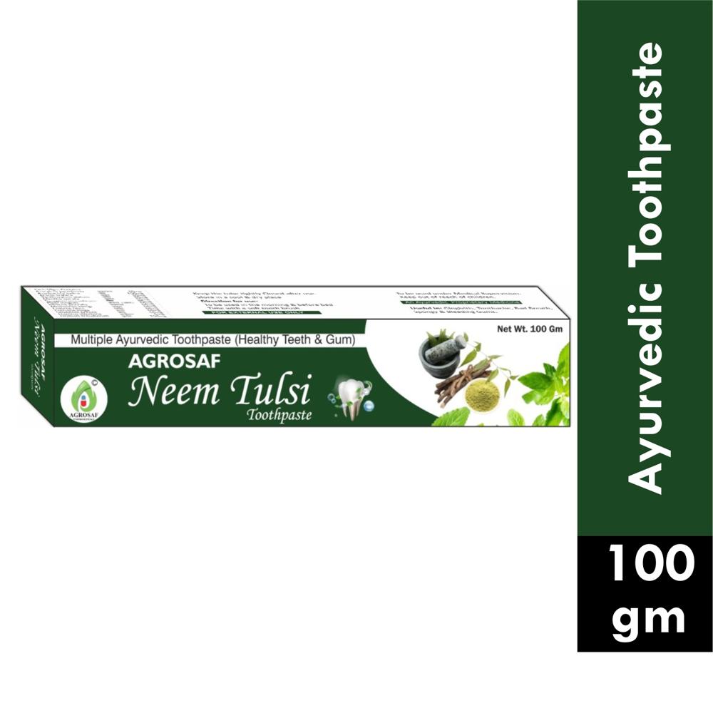 Agrosaf Neem Tulsi Toothpaste - Brush Attributes: Soft