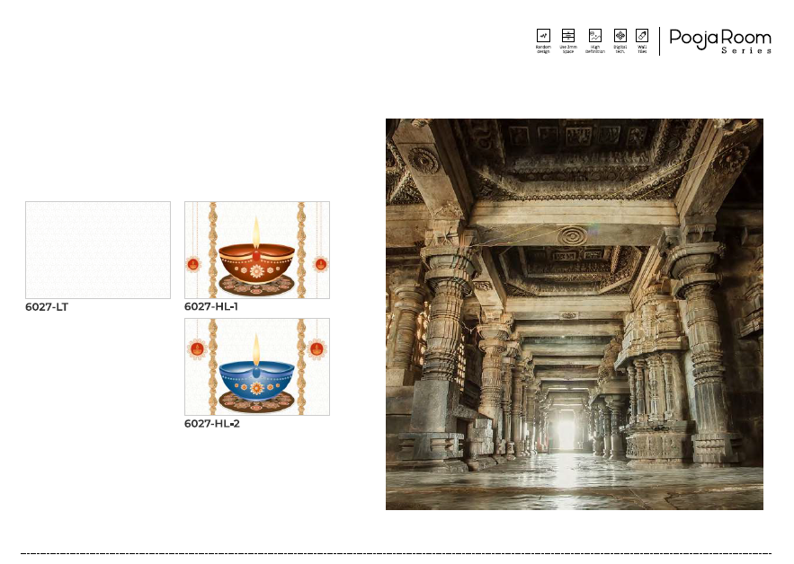 250 X 375 POOJA ROOM CERAMIC  TILES