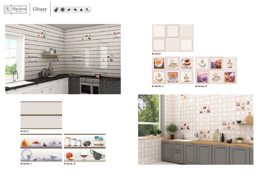 250 X 375 DESIGNER KITCHEN CERAMIC  TILES