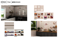 250 X 375 DESIGNER KITCHEN CERAMIC  TILES