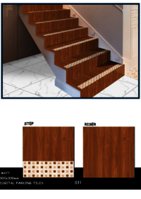 300 X 300 STAPE & RISER FLOOR TILES