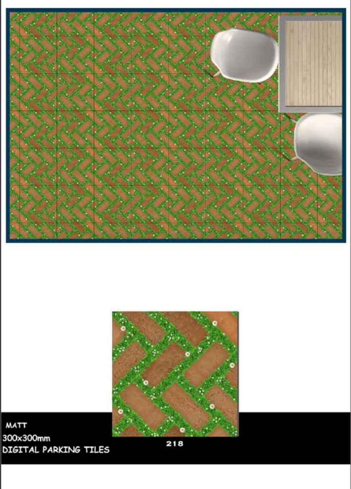 300 X 300 Green Plain Floor Tiles - Material: Marble