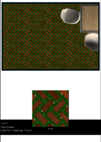 300 X 300 GREEN PLAIN FLOOR TILES