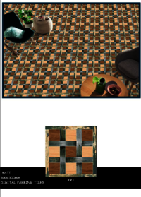 300 X 300 GREEN PLAIN FLOOR TILES