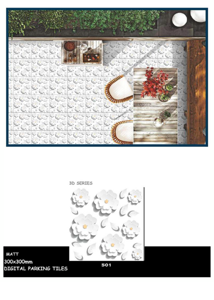 300 X 300 PARKING 3D FLOOR TILES