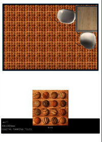 300 X 300 PARKING 3D FLOOR TILES
