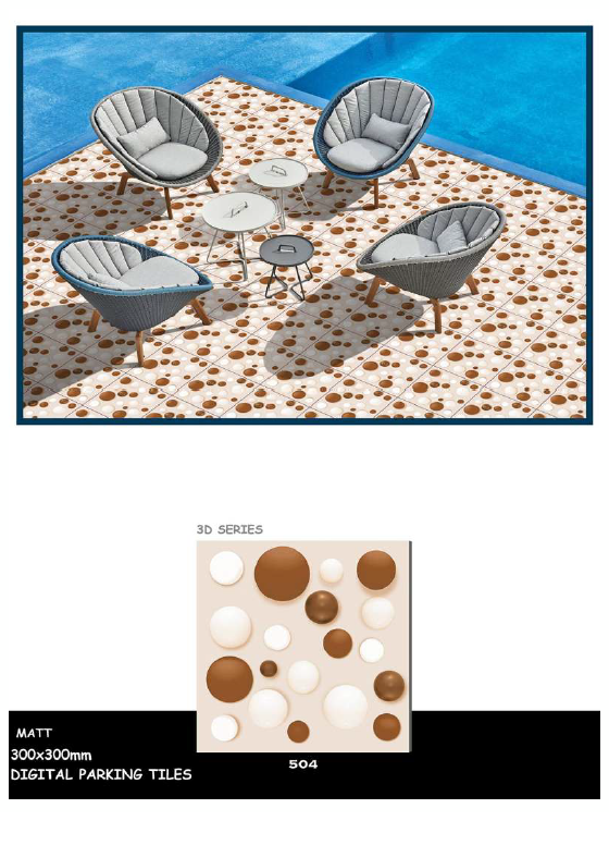 300 X 300 PARKING 3D FLOOR TILES