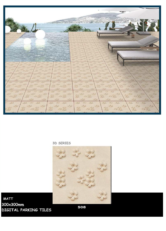 300 X 300 PARKING 3D FLOOR TILES