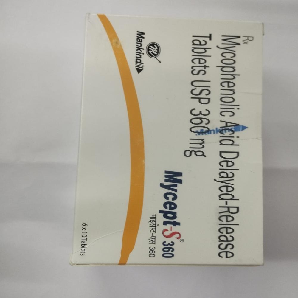 Mycept-S 360mg (Mycophenolic Acid Delayed-Release Tab USP 360mg)