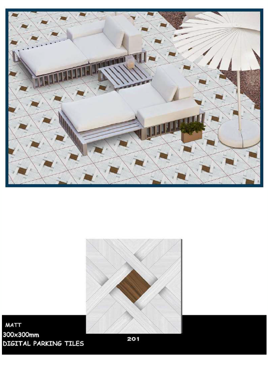 300 X 300 PARKING TERRACOZZO  FLOOR TILES
