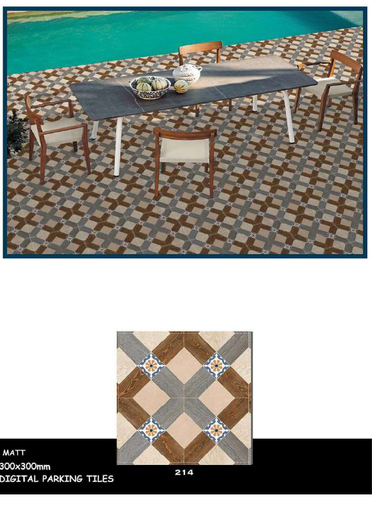 300 X 300 PARKING TERRACOZZO  FLOOR TILES