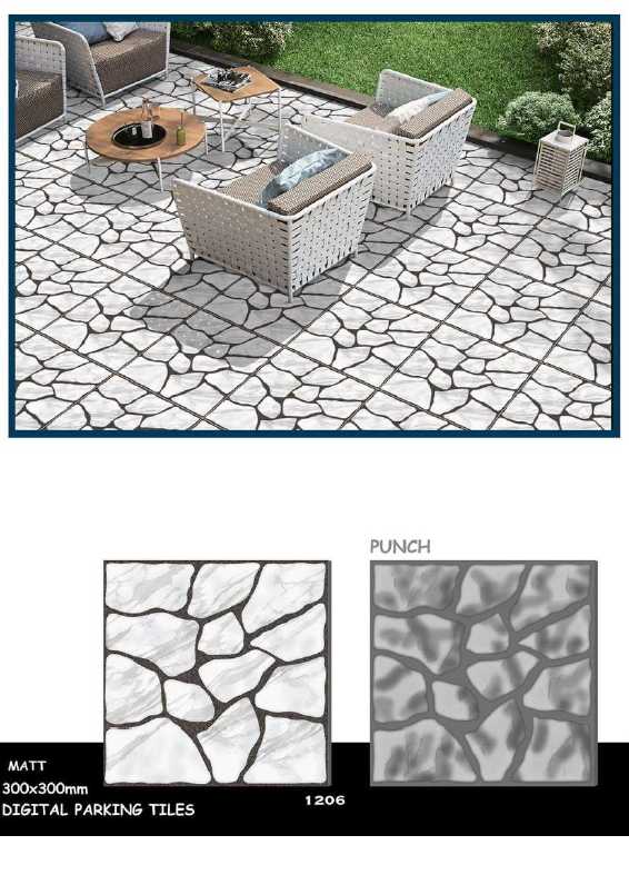 300 X 300 Porcelain Floor Tiles - Material: Ceramic