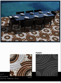 300 X 300 OUTDOOR PORCELAIN FLOOR TILES