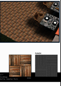 300 X 300 OUTDOOR PORCELAIN FLOOR TILES