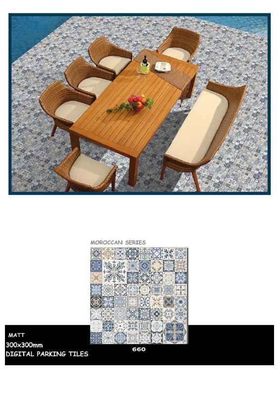 300 X 300 MOROCCAN FLOOR TILES