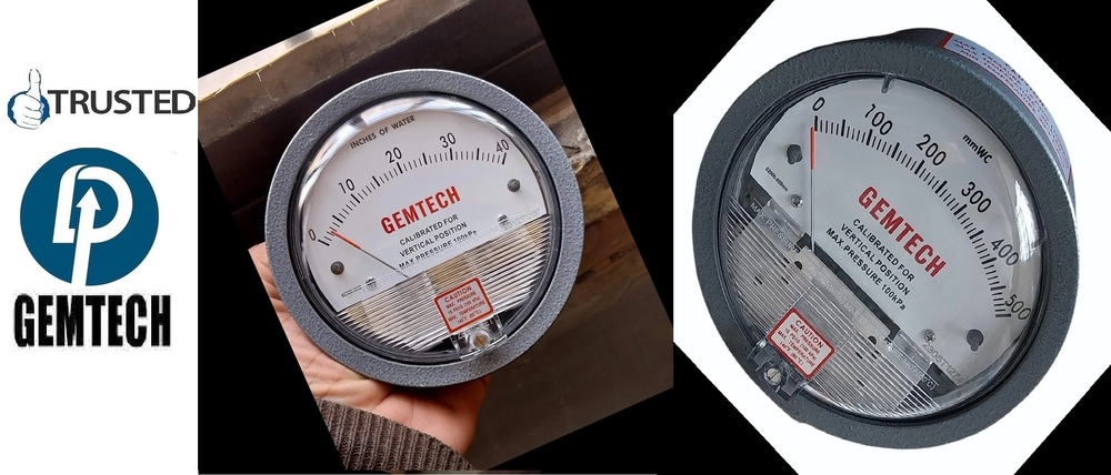 Gemtech Differential Pressure Gauges Suppliers In Aizawl Mizoram - Accuracy: A 2% Of Full Span At 70 (21 (A 3% On -0