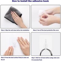 Multipurpose Self Adhesive Wall Hook