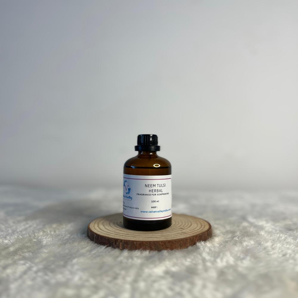Neem tulsi herbal fragrance for soap making