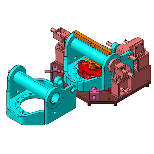 2100SJ Boom and Chassis Tack Welding Fixtures