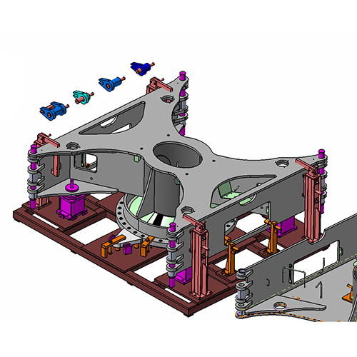 2100SJ Boom and Chassis Tack Welding Fixtures
