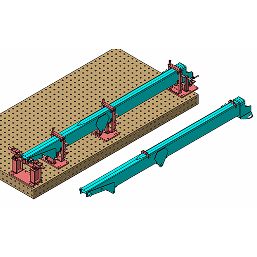 Industrial Demller Table Tack Welding Fixtures