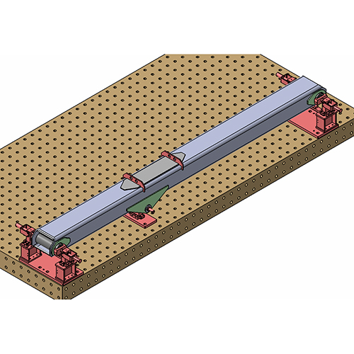 Industrial Demller Table Tack Welding Fixtures