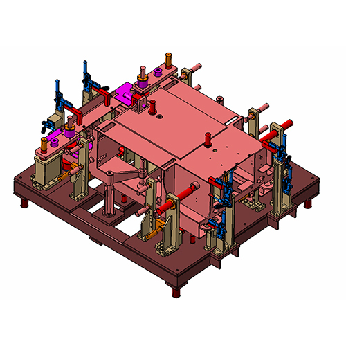 Scissor Chassis Tack Welding Fixture