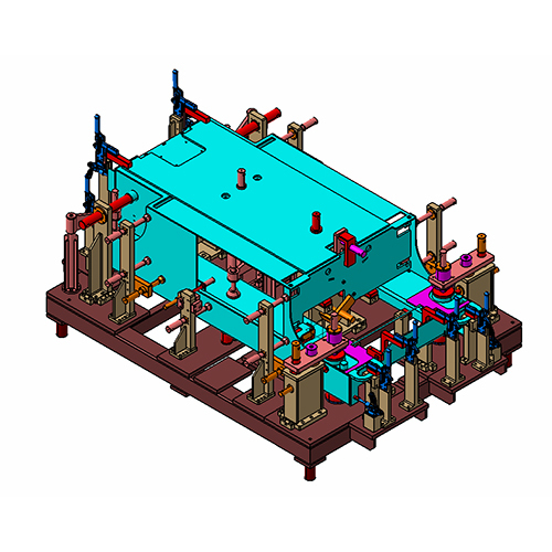 Scissor Chassis Tack Welding Fixture