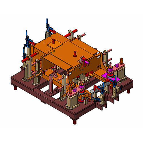 Scissor Chassis Tack Welding Fixture