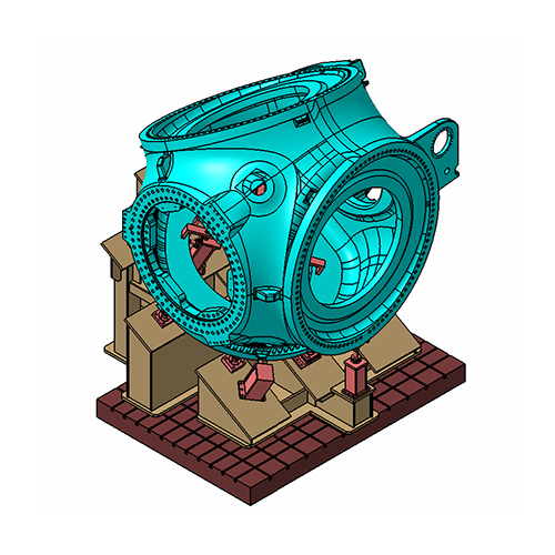 Wind Mill Hub Machining Fixture - Material: Metal
