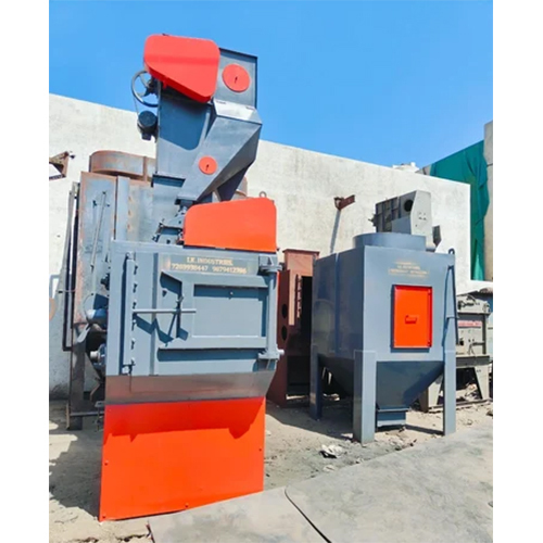 1 Ton Tumblast Shot Blasting Machine - Color: Black