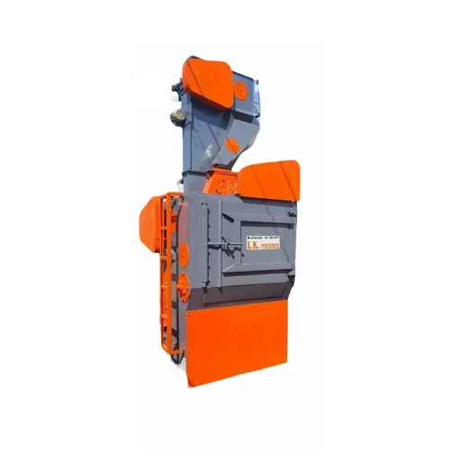 Mild Steel 500 Kg Shot Blasting Machine - Color: Red And Grey