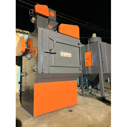 Mild Steel 1 Ton Shot Blasting Machine - Color: Red And Black