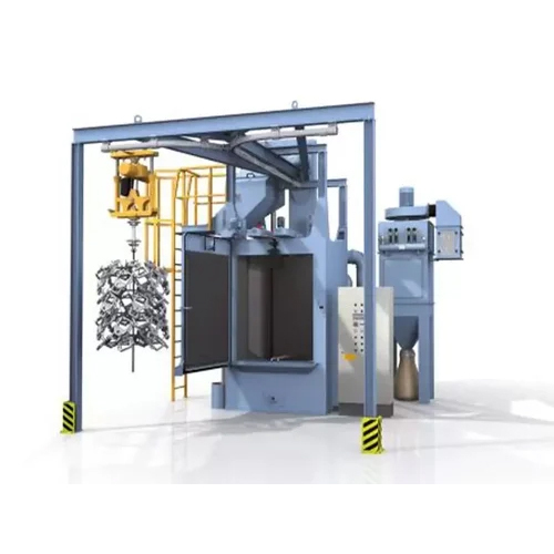 Continuous Shot Blasting Machine - Color: Grey
