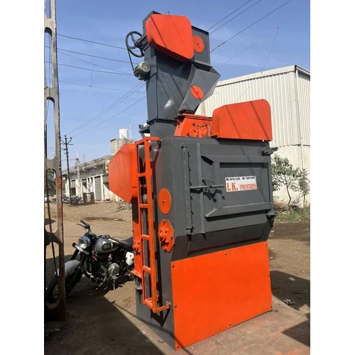 27X36 Tumblast Type Shot Blasting Machine - Color: Red And Grey