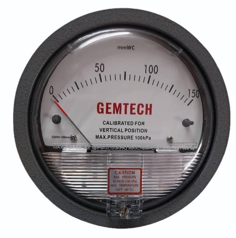 GEMTECH DIFFERENTIAL PRESSURE GAUGE IN Bassi Industrial Areas Rajasthan India
