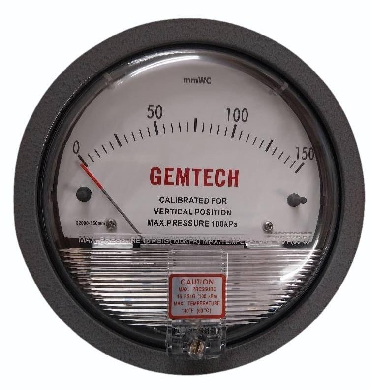 GEMTECH DIFFERENTIAL PRESSURE GAUGE IN Bassi Industrial Areas Rajasthan India